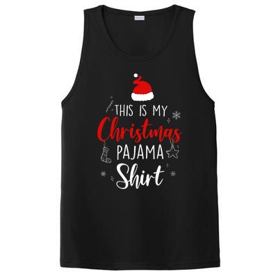 Funny Christmas Pj Pajama Pjs For Family PosiCharge Competitor Tank