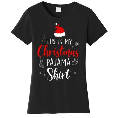 Funny Christmas Pj Pajama Pjs For Family Women's T-Shirt