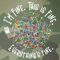 Funny Christmas Problem With Tangled Lights Legacy Tie Dye Trucker Hat