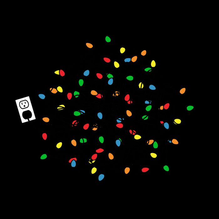 Funny Christmas Problem With Tangled Lights 16oz Travel Tumbler
