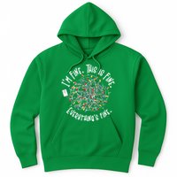 Funny Christmas Problem With Tangled Lights Hoodie