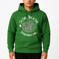 Funny Christmas Problem With Tangled Lights Hoodie