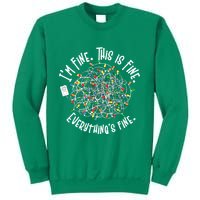 Funny Christmas Problem With Tangled Lights Sweatshirt
