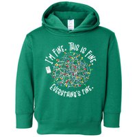 Funny Christmas Problem With Tangled Lights Toddler Hoodie