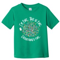 Funny Christmas Problem With Tangled Lights Toddler T-Shirt