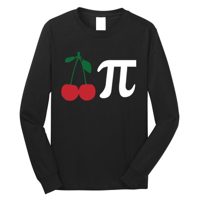 Funny Cherry Pi Day March 14 Math Lover Science Teacher Cute Gift Long Sleeve Shirt