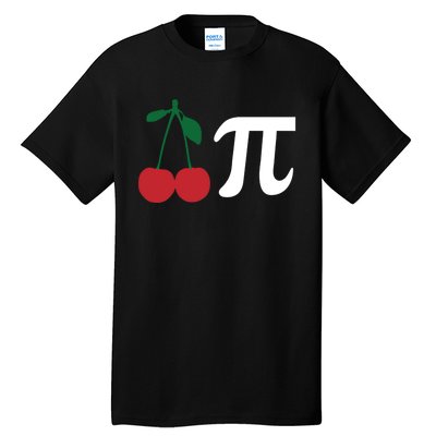 Funny Cherry Pi Day March 14 Math Lover Science Teacher Cute Gift Tall T-Shirt