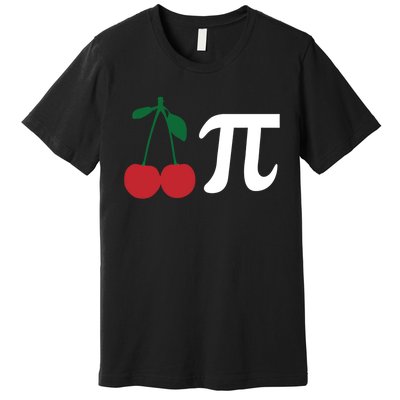 Funny Cherry Pi Day March 14 Math Lover Science Teacher Cute Gift Premium T-Shirt