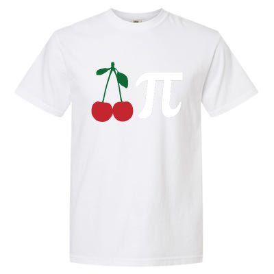 Funny Cherry Pi Day March 14 Math Lover Science Teacher Cute Gift Garment-Dyed Heavyweight T-Shirt