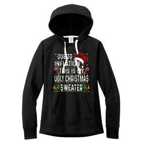 Family Christmas Pajama Funny Christmas 2024 Women's Fleece Hoodie