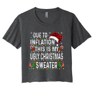 Family Christmas Pajama Funny Christmas 2024 Women's Crop Top Tee