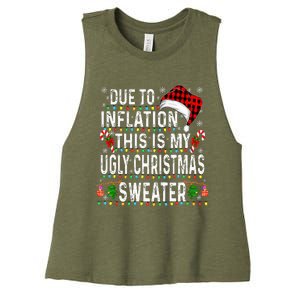 Family Christmas Pajama Funny Christmas 2024 Women's Racerback Cropped Tank