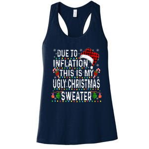 Family Christmas Pajama Funny Christmas 2024 Women's Racerback Tank