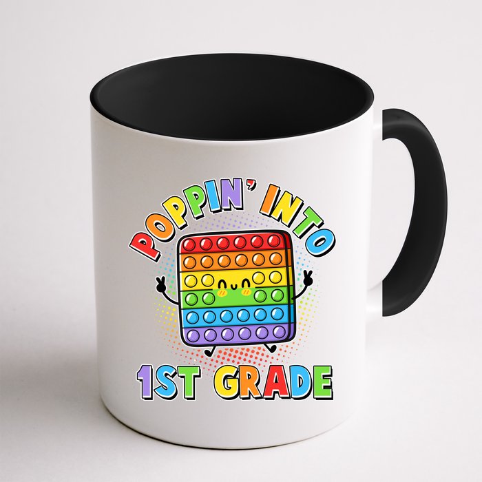 Funny Cute Poppin' Into 1st Grade Fidget Toy Mug