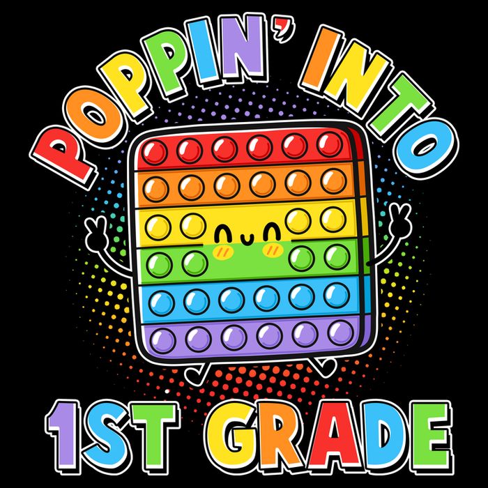 Funny Cute Poppin' Into 1st Grade Fidget Toy Mug