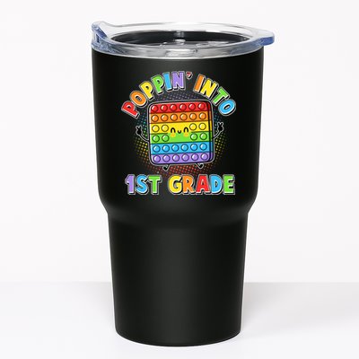 Funny Cute Poppin' Into 1st Grade Fidget Toy Tumbler