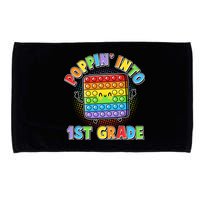 Funny Cute Poppin' Into 1st Grade Fidget Toy Microfiber Hand Towel