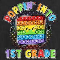 Funny Cute Poppin' Into 1st Grade Fidget Toy Microfiber Hand Towel