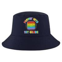 Funny Cute Poppin' Into 1st Grade Fidget Toy Cool Comfort Performance Bucket Hat