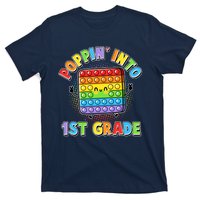 Funny Cute Poppin' Into 1st Grade Fidget Toy T-Shirt