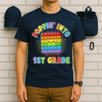 Funny Cute Poppin' Into 1st Grade Fidget Toy T-Shirt