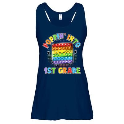Funny Cute Poppin' Into 1st Grade Fidget Toy Ladies Essential Flowy Tank
