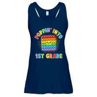 Funny Cute Poppin' Into 1st Grade Fidget Toy Ladies Essential Flowy Tank