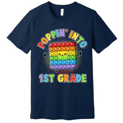 Funny Cute Poppin' Into 1st Grade Fidget Toy Premium T-Shirt