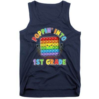 Funny Cute Poppin' Into 1st Grade Fidget Toy Tank Top