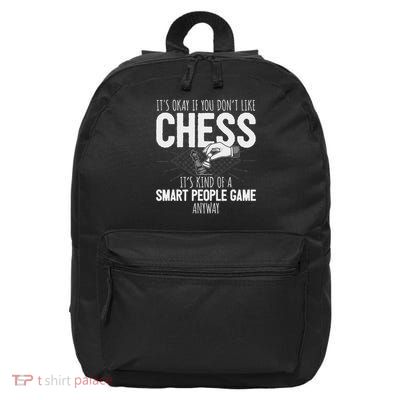Funny Chess Player Club Club I Schlau Clever 16 in Basic Backpack