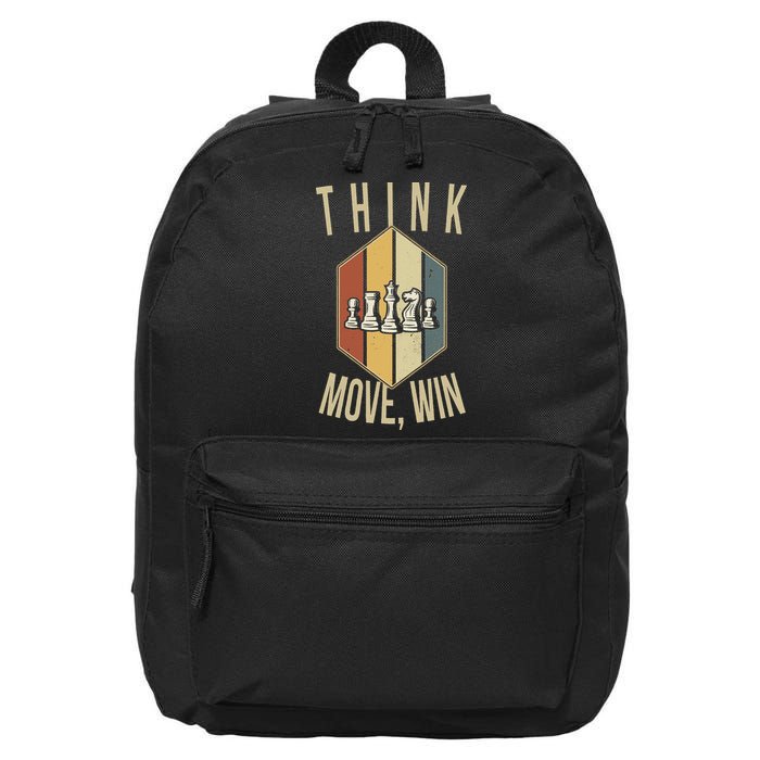 Funny Chess Player Board Game Chess 16 in Basic Backpack