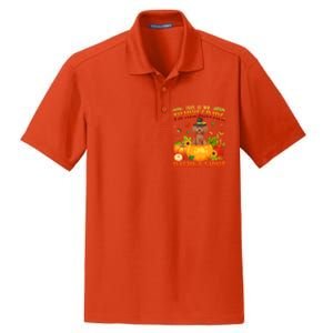 Funny Cute Poodle Dog Autumn Fall This Is My Thanksgiving Pajama Dry Zone Grid Polo