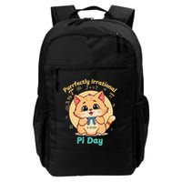Funny Cat Pi Day 3.14 Math Science Algebra Geometry Lover Daily Commute Backpack