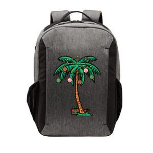 Funny Christmas Palm Xmas Tree Tropical Beach Hawaii Gift Vector Backpack