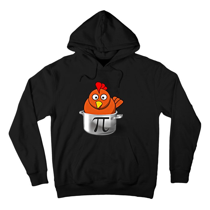 Funny Chicken Pot Pi Day Cartoon Math Pie Gift Hoodie