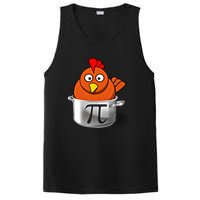 Funny Chicken Pot Pi Day Cartoon Math Pie Gift PosiCharge Competitor Tank