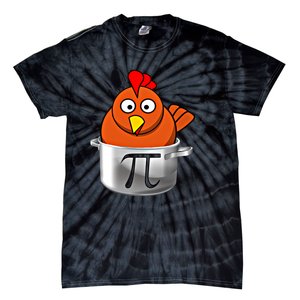 Funny Chicken Pot Pi Day Cartoon Math Pie Gift Tie-Dye T-Shirt