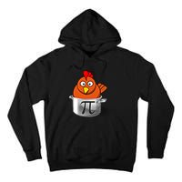 Funny Chicken Pot Pi Day Cartoon Math Pie Gift Tall Hoodie