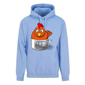 Funny Chicken Pot Pi Day Cartoon Math Pie Gift Unisex Surf Hoodie