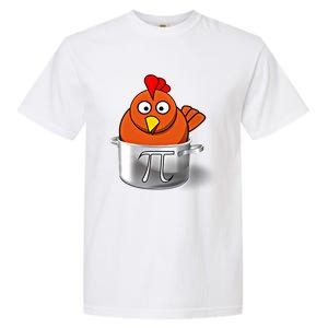 Funny Chicken Pot Pi Day Cartoon Math Pie Gift Garment-Dyed Heavyweight T-Shirt