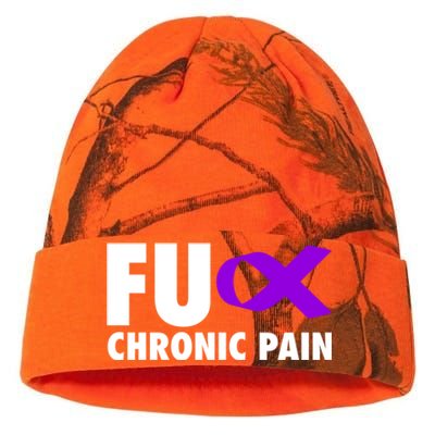 Fu Chronic Pain Purple Ribbon Cool Gift Kati Licensed 12" Camo Beanie