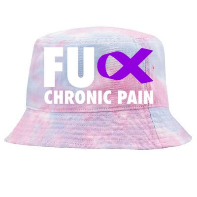 Fu Chronic Pain Purple Ribbon Cool Gift Tie-Dyed Bucket Hat