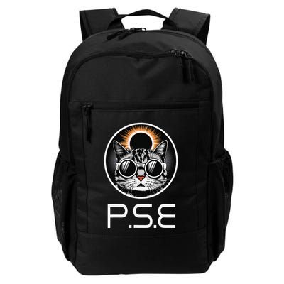 Funny Cat Partial Solar Eclipse 2025 Cat Lovers Daily Commute Backpack