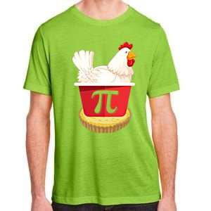 Funny Chicken Pot Pi Design Day Pie Day Math Lover Gift Adult ChromaSoft Performance T-Shirt