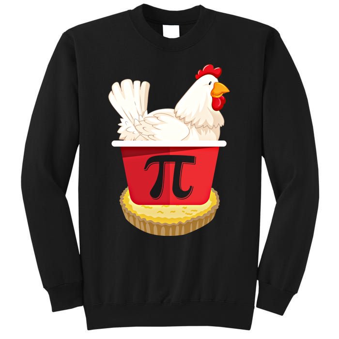 Funny Chicken Pot Pi Design Day Pie Day Math Lover Gift Sweatshirt