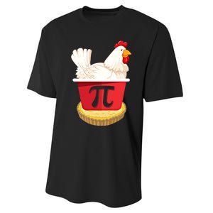 Funny Chicken Pot Pi Design Day Pie Day Math Lover Gift Performance Sprint T-Shirt