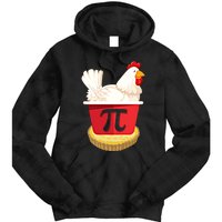 Funny Chicken Pot Pi Design Day Pie Day Math Lover Gift Tie Dye Hoodie