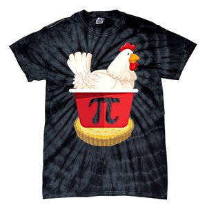 Funny Chicken Pot Pi Design Day Pie Day Math Lover Gift Tie-Dye T-Shirt