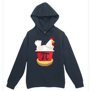 Funny Chicken Pot Pi Design Day Pie Day Math Lover Gift Urban Pullover Hoodie