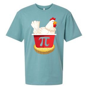 Funny Chicken Pot Pi Design Day Pie Day Math Lover Gift Sueded Cloud Jersey T-Shirt